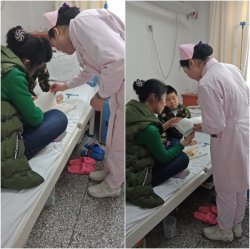 贴心服务爱由心生，护士耿瑞玲帮小患者买来作文书